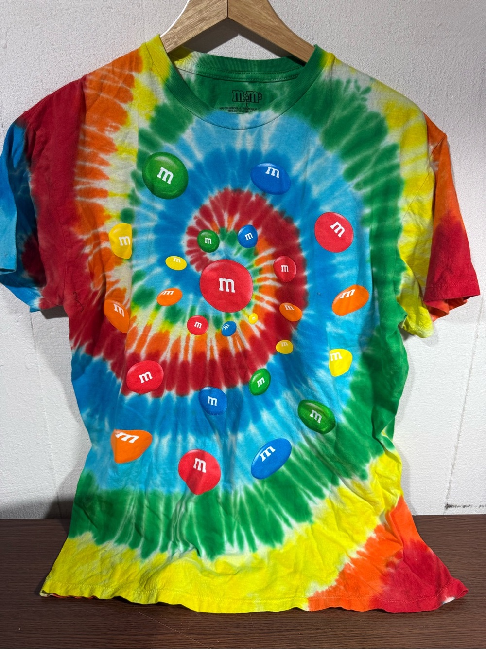 Y2K M&M’s Tie Dye Tshirt Kyle Busch